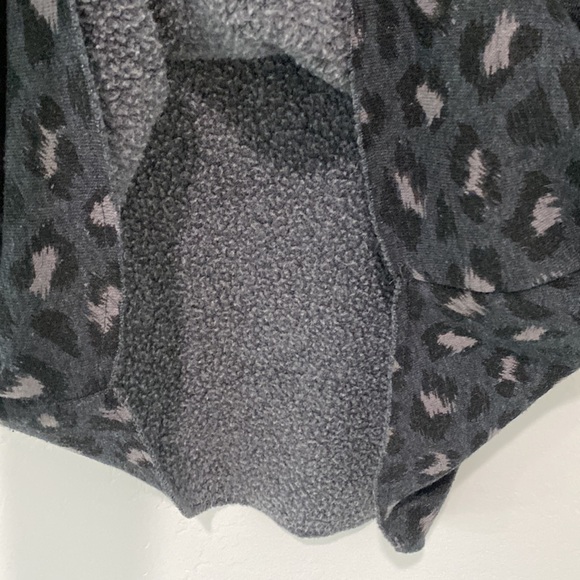 Alternative Leopard Printed Gray Sweater Top - Picture 10 of 12
